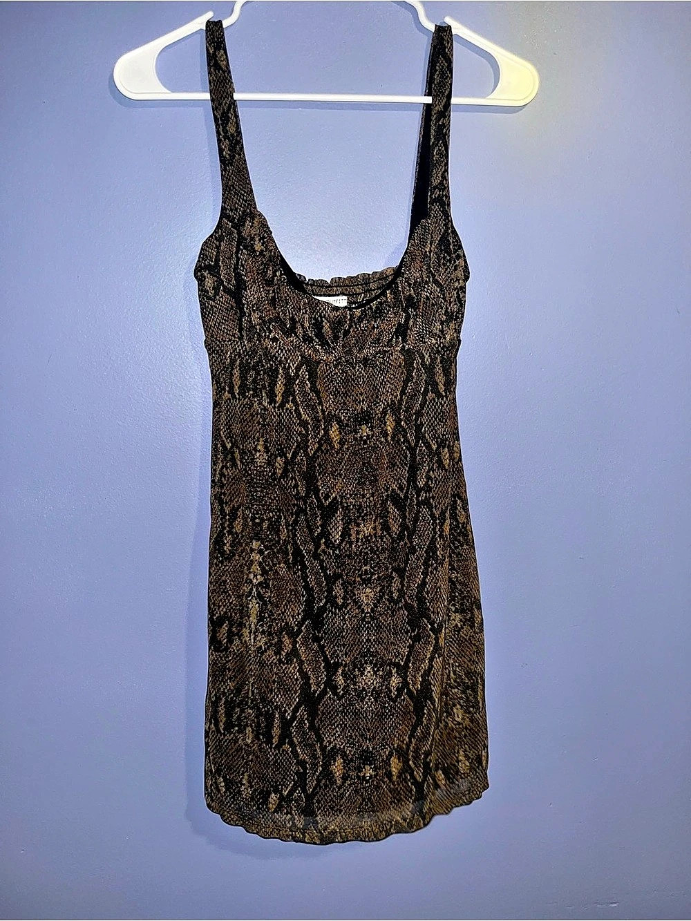 Urban Outfitters Animal Print Dress in Brown & Black Size medium